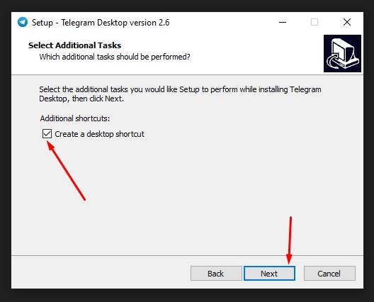 unceklis desktop shortcut