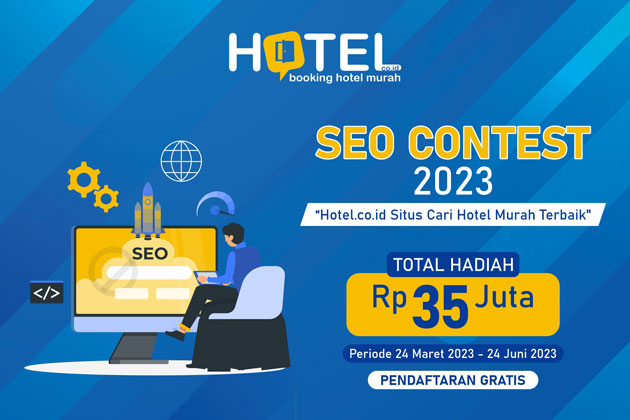 Banner Kontes SEO Hotel.co .id Situs Cari Hotel Murah Terbaik di Indonesia