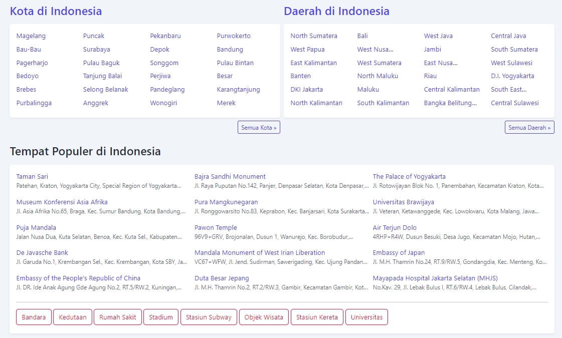 Pencarian Hotel Murah Berdasarkan Nama Kota