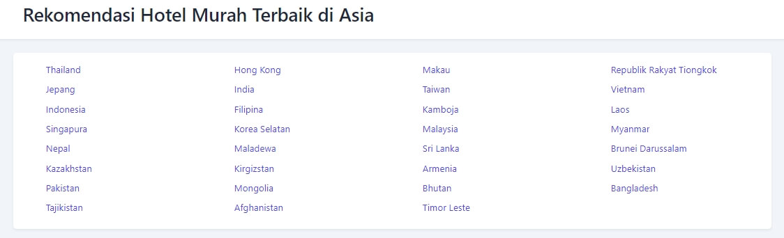 Pencarian Hotel Murah di Luar Negeri